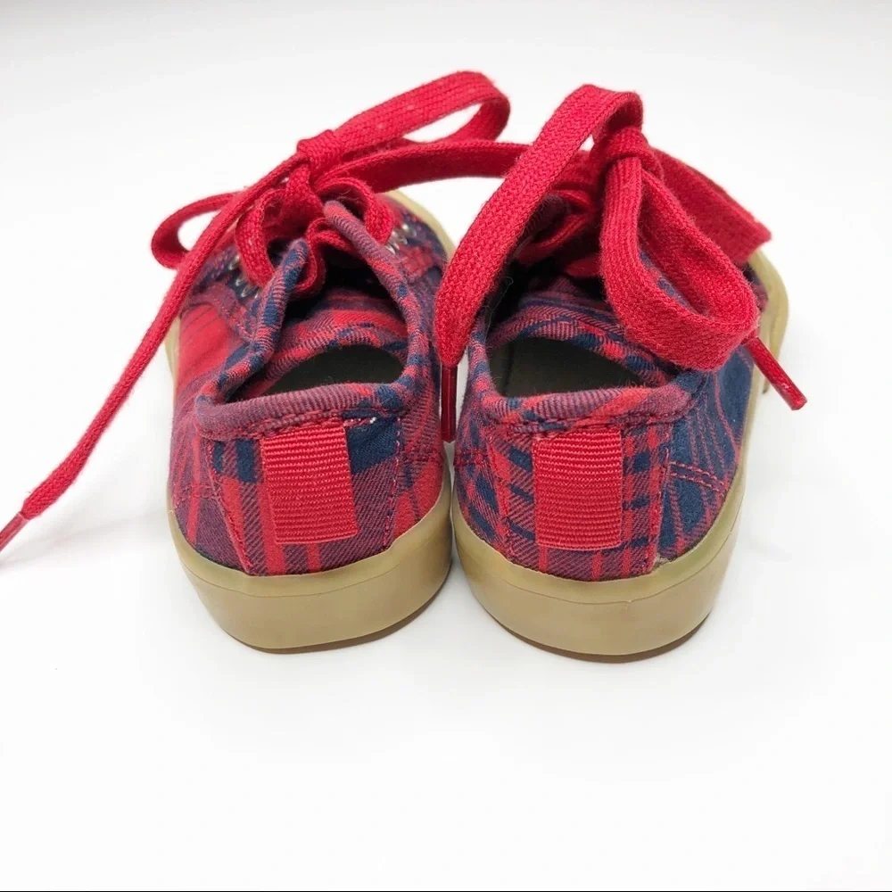 Gap Red Flannel Sneakers